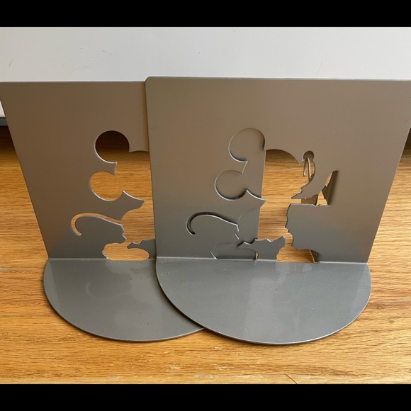 Disney Other - GUC Disney|Michael Graves|Zak Designs Mickey Silohuette Metal Bookends